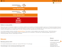 Tablet Screenshot of detandartsenpraktijk.nl